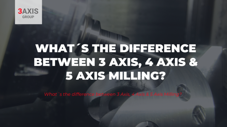 What´s the difference between 3 Axis, 4 Axis & 5 Axis Milling